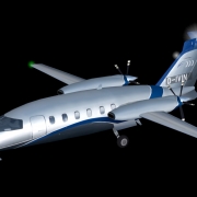 3D Modelling, Low-Poly Mesh, 3D Simulation, Aircraft